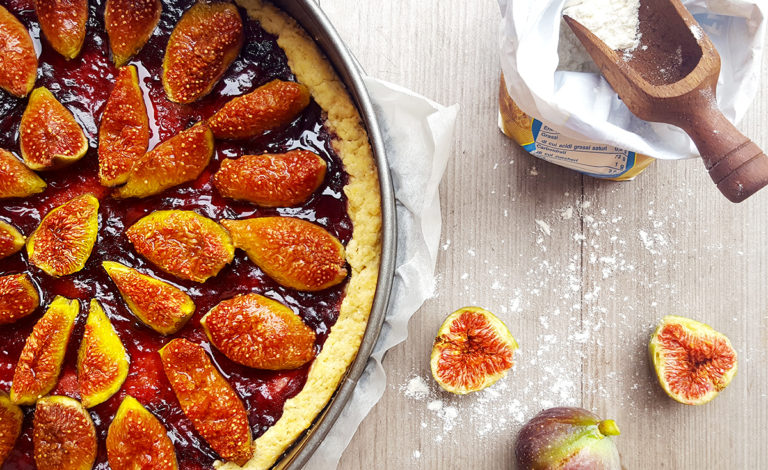 Crostata senza burro ai fichi